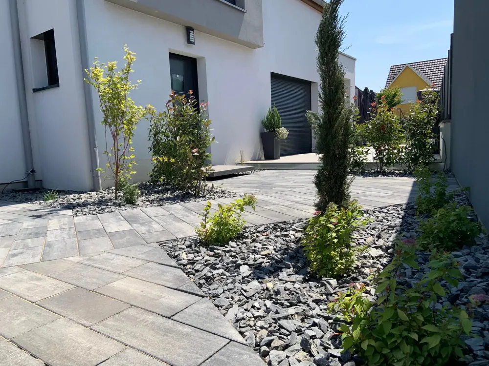 Dallage à Bischwihr